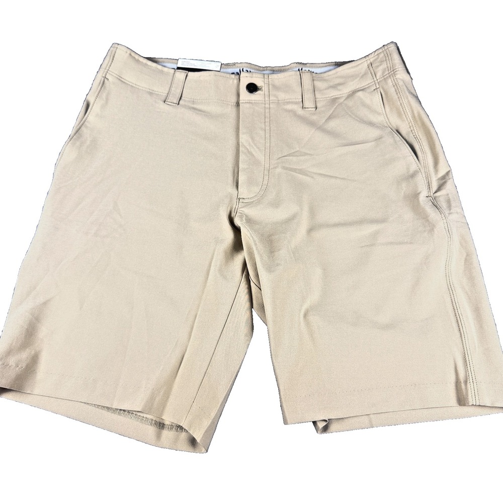 Callaway Golf Shorts Mens 32 Tan NWT Performance Flex Twill Stretch 9 Inseam